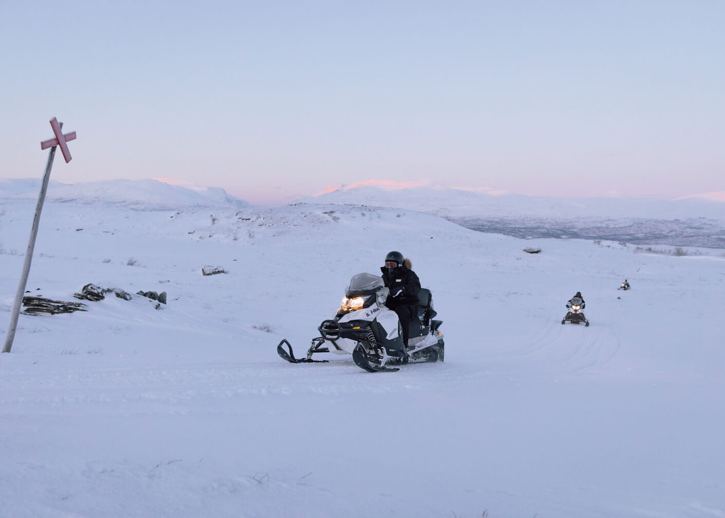 Day FOUR - Snowmobiling - Abisko Mountain Lodge