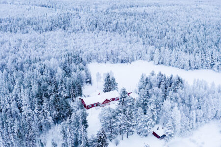 Pine Bay Aurora Escape | 3-Night Winter Holiday Adventure in Sweden Snowmobiling and Dog Sledding | Northern Lights Holiday Experts | Aurora Nights
