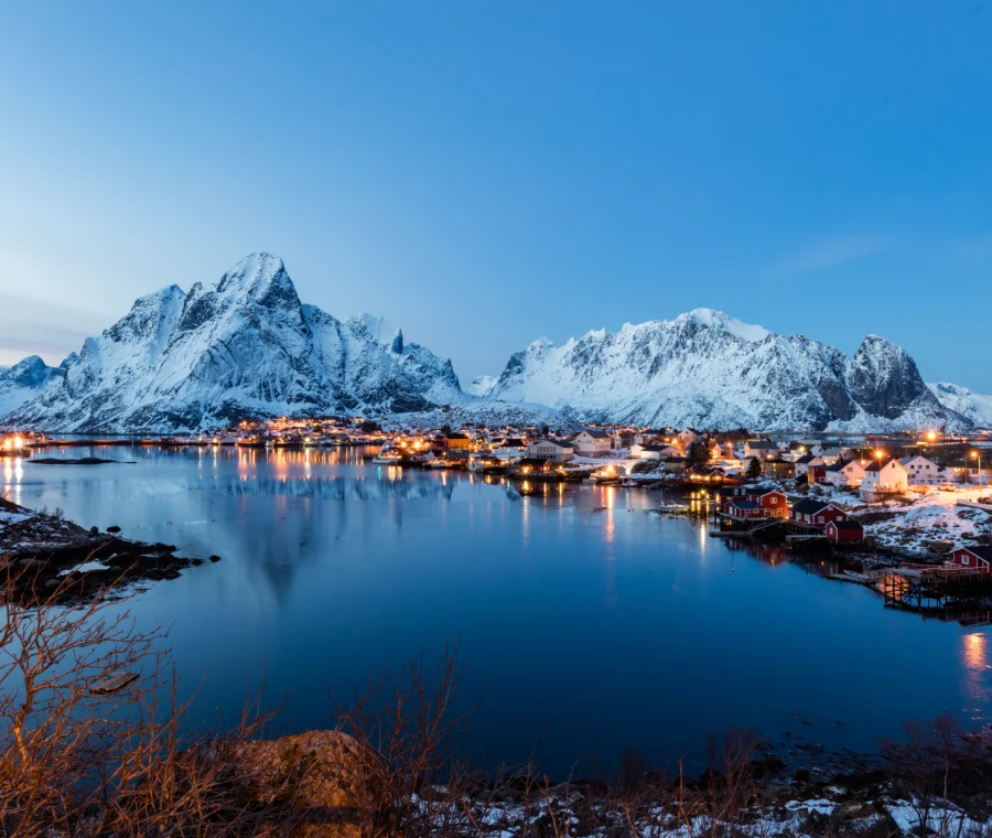 Snowshoeing Lofoten | A Winter Journey Through Norway’s Arctic North | Luxury Holidays in Norway | Travel with Aurora Nights